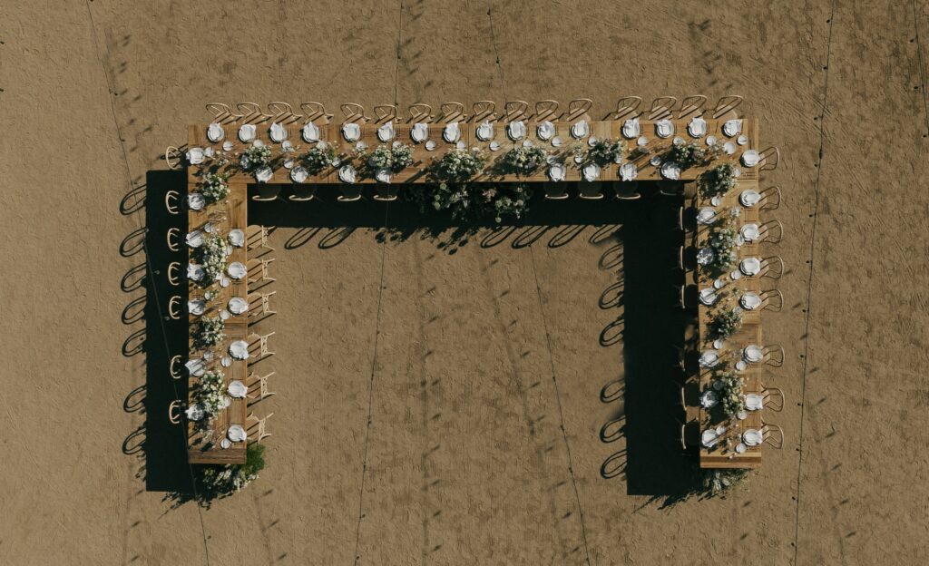 drone of reception tables